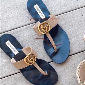 KellParker Brielle Gucci-like Sandals size 6